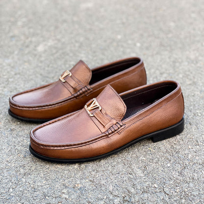 LE Premium Leather Chunky Loafer Shoe PP 254