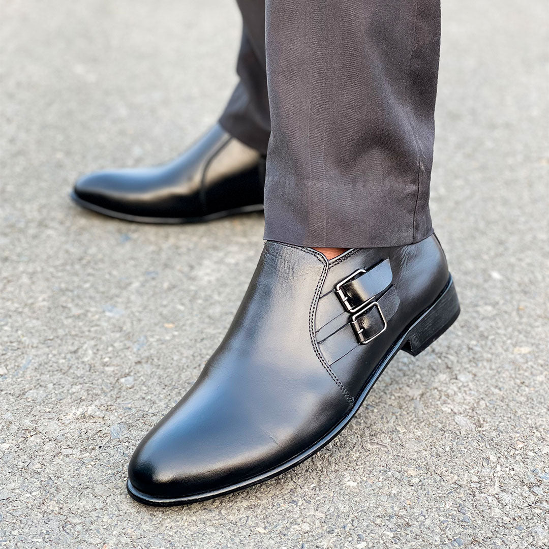 LE Pure Leather Handmade  Chelsea Boots JH 283