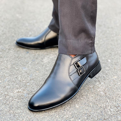 LE Pure Leather Handmade  Chelsea Boots JH 283