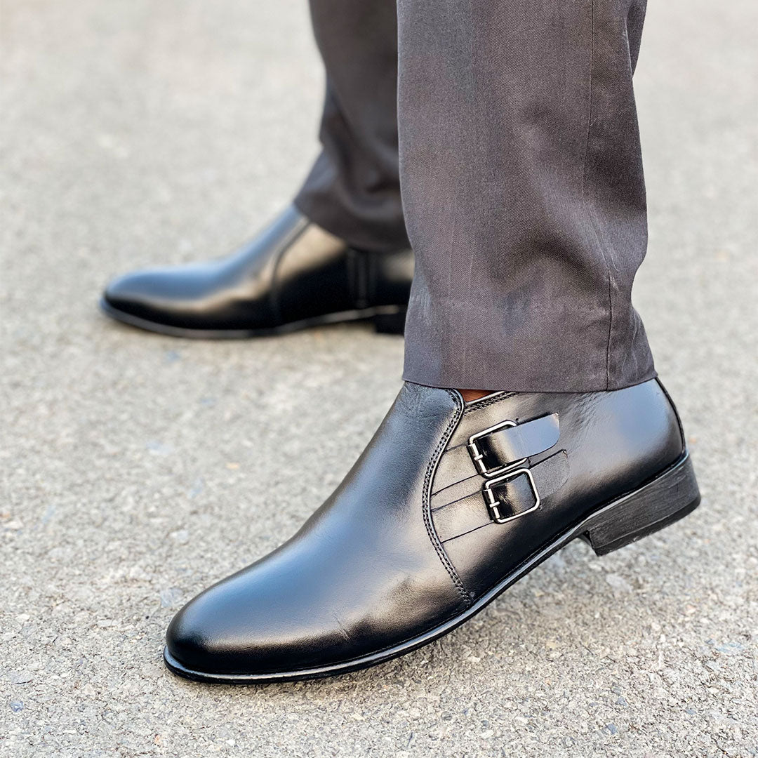 LE Pure Leather Handmade  Chelsea Boots JH 283