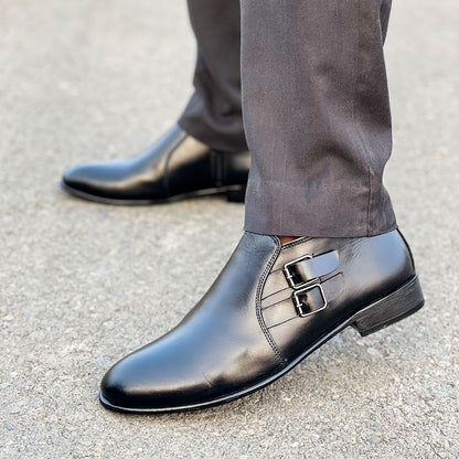 LE Pure Leather Handmade  Chelsea Boots JH 283