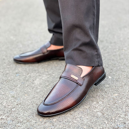 LE Pure Leather Striper Folding Shoe JH 826