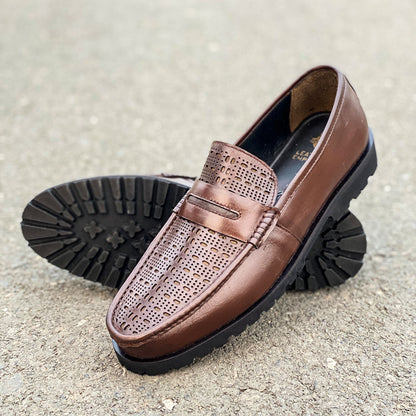 LE Premium Leather Chunky Loafer Shoe SD 295