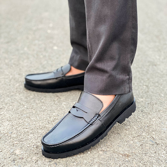 LE Premium Leather Chunky Loafer Shoe SD 294