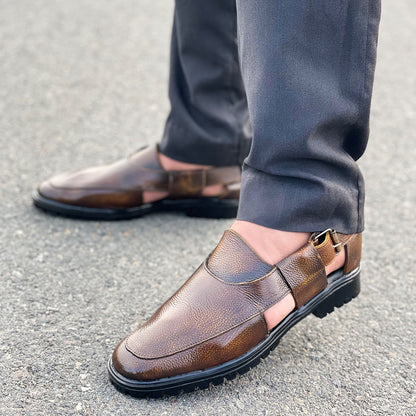 LE Pure Leather Handmade Genos Chappal -340