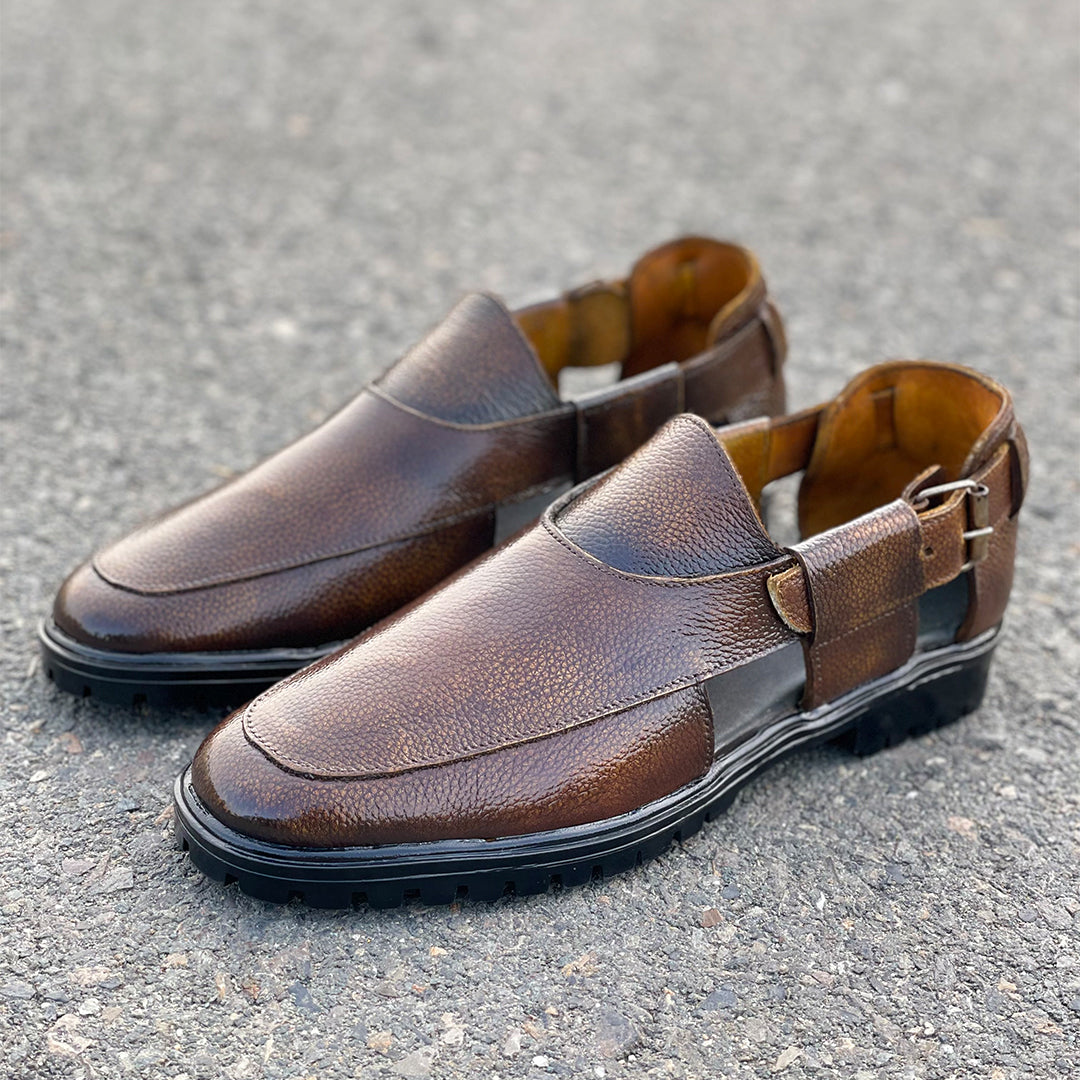 LE Pure Leather Handmade Genos Chappal -340