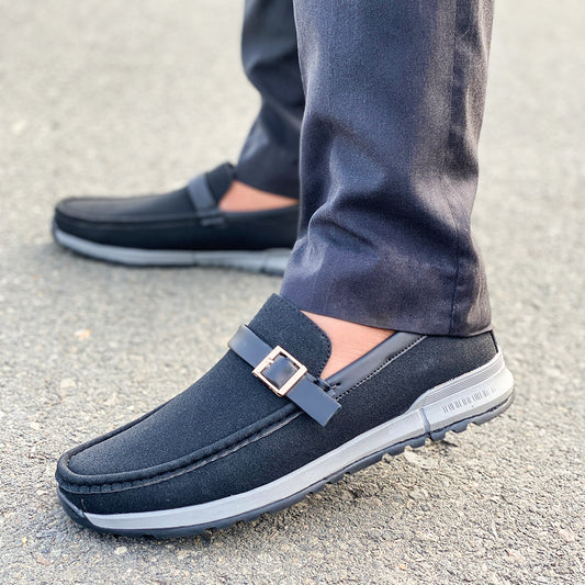 LE Handmade Atlas Black Sneaker Shoe WL 272