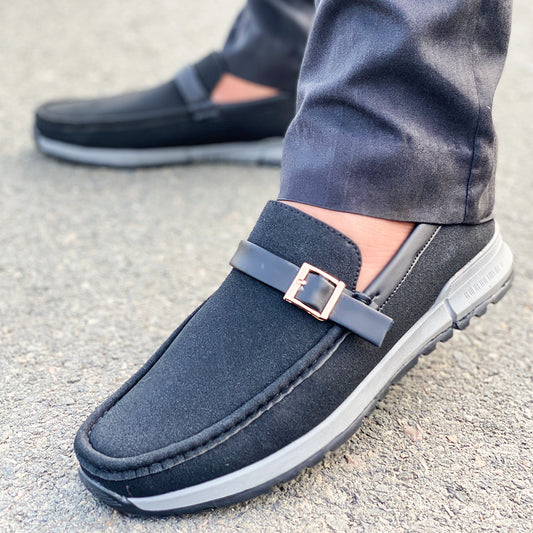 LE Handmade Atlas Black Sneaker Shoe WL 272