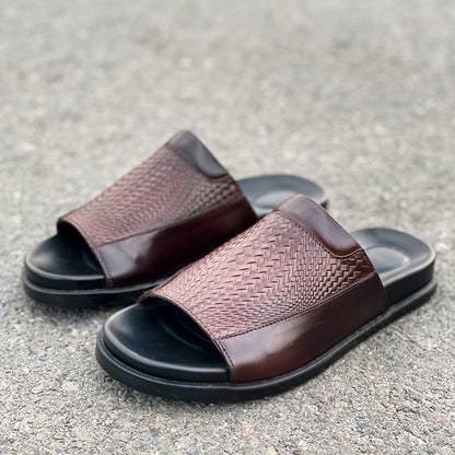 LE Pure Leather Handmade Slipper  534