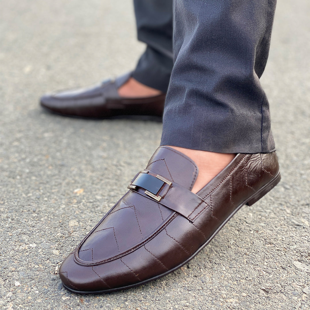LE Pure Leather Bili Two Toned Shoes 290