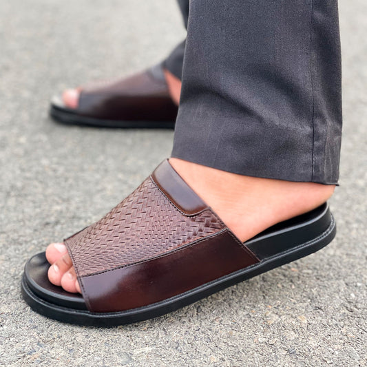 LE Pure Leather Handmade Slipper  534