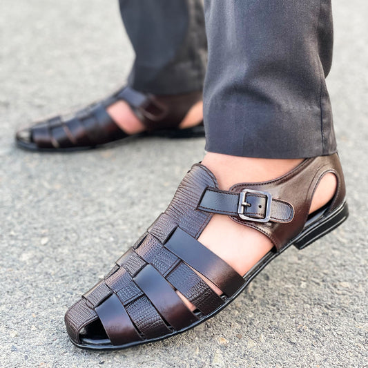 LE Pure Leather Handmade Sandal WJ 367