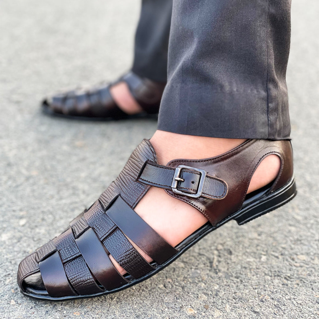 LE Pure Leather Handmade Sandal WJ 367