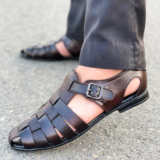 LE Pure Leather Handmade Sandal WJ 367