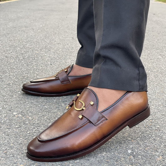 LE Premium Cow Leather Formal Shoe Buckle - 269