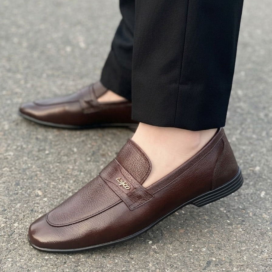 LE Pure Leather Handmade Shoe LYL 21280 BR