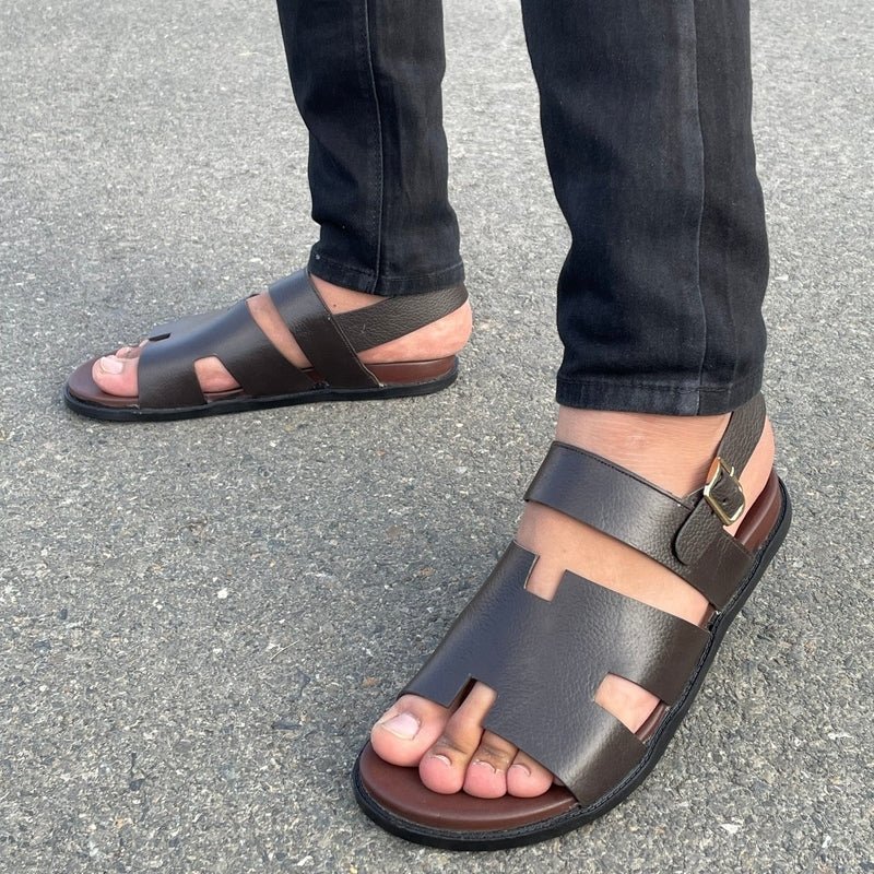 LE Handmade Pure Leather Horizona Sandal -1022