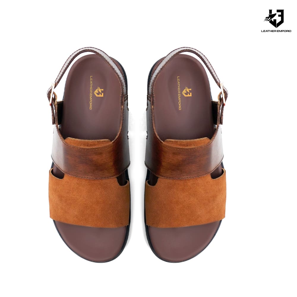 Le Handmade Pure Leather Sandal Lardox- 1031