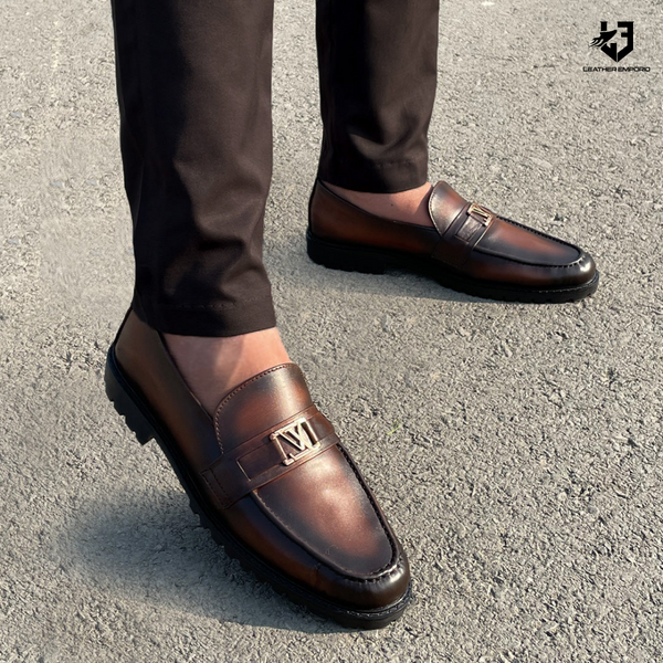 Le Premium Cow Leather Mustang-258 Formal Shoes