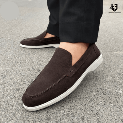 Le Premium Cow Leather Suede Mash-266 Formal Shoes