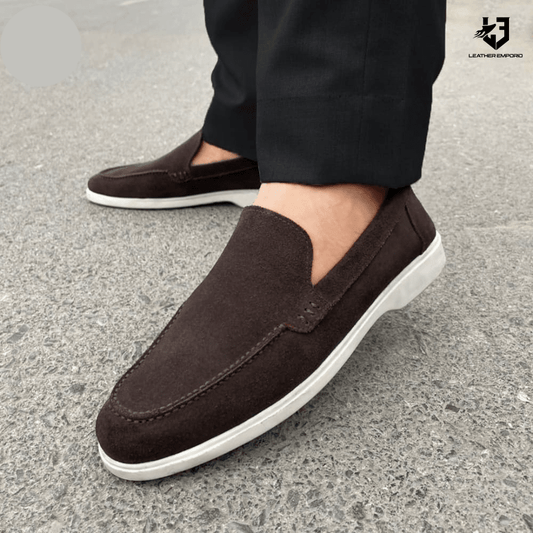 Le Premium Cow Leather Suede Mash-266 Formal Shoes