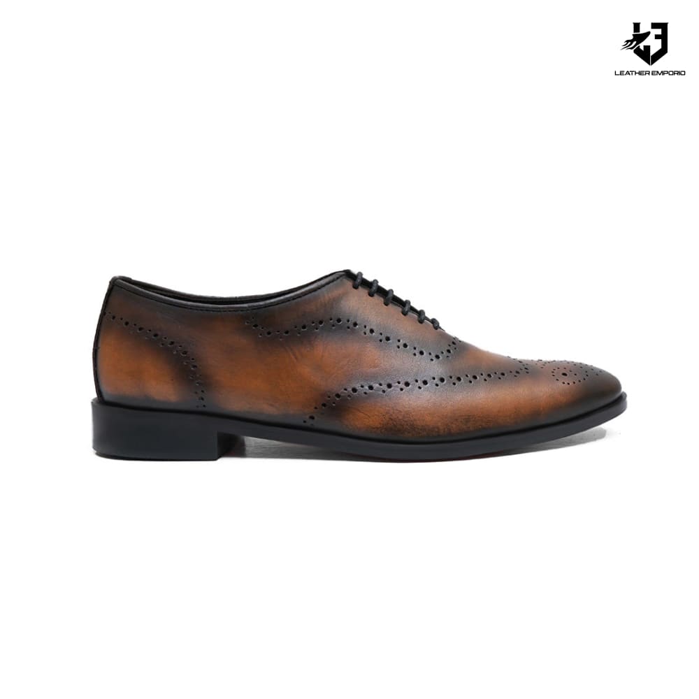 Le Premium Leather Broque Wholecut - 810 Formal Shoes