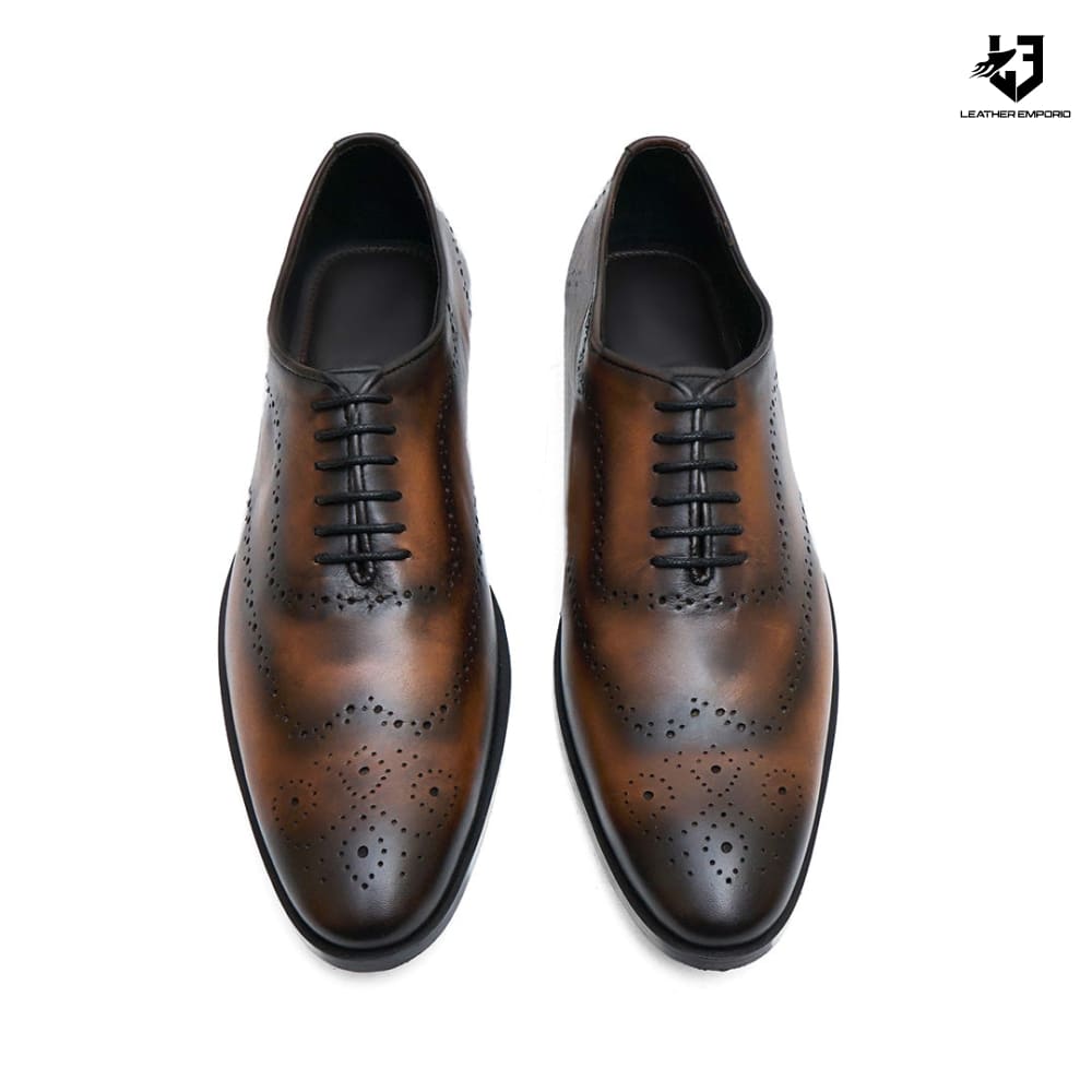 Le Premium Leather Broque Wholecut - 810 Formal Shoes