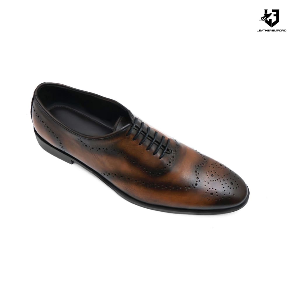 Le Premium Leather Broque Wholecut - 810 Formal Shoes