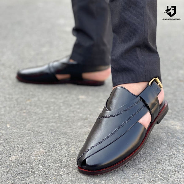 LE Premium Leather Handmade Peshawari Classic- 330 Sandal