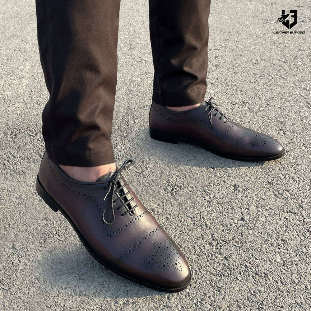 Le Premium Leather Shoe Broque - 801 Formal Shoes