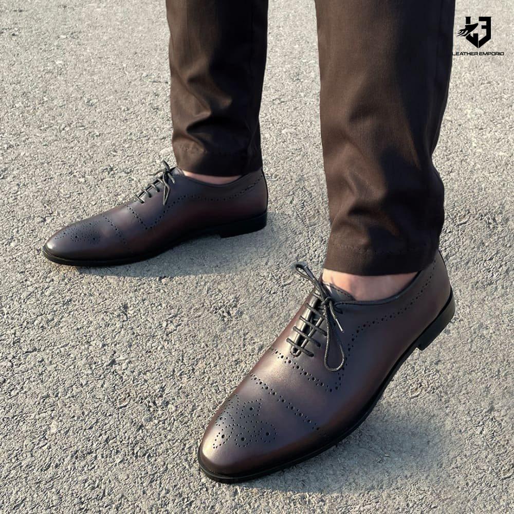 Le Premium Leather Shoe Broque - 801 Formal Shoes