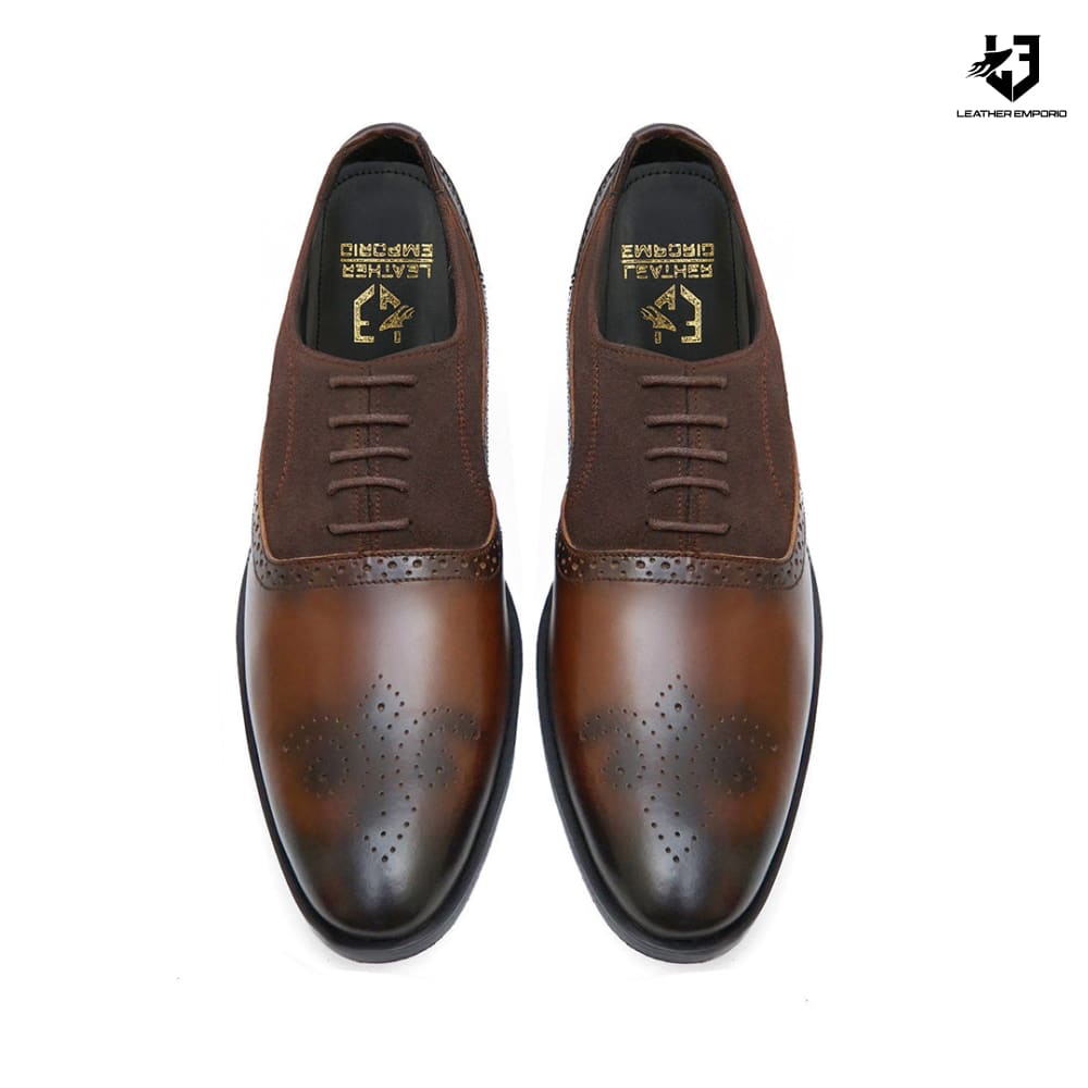 Le Premium Leather Suede Shoe - 807 Formal Shoes