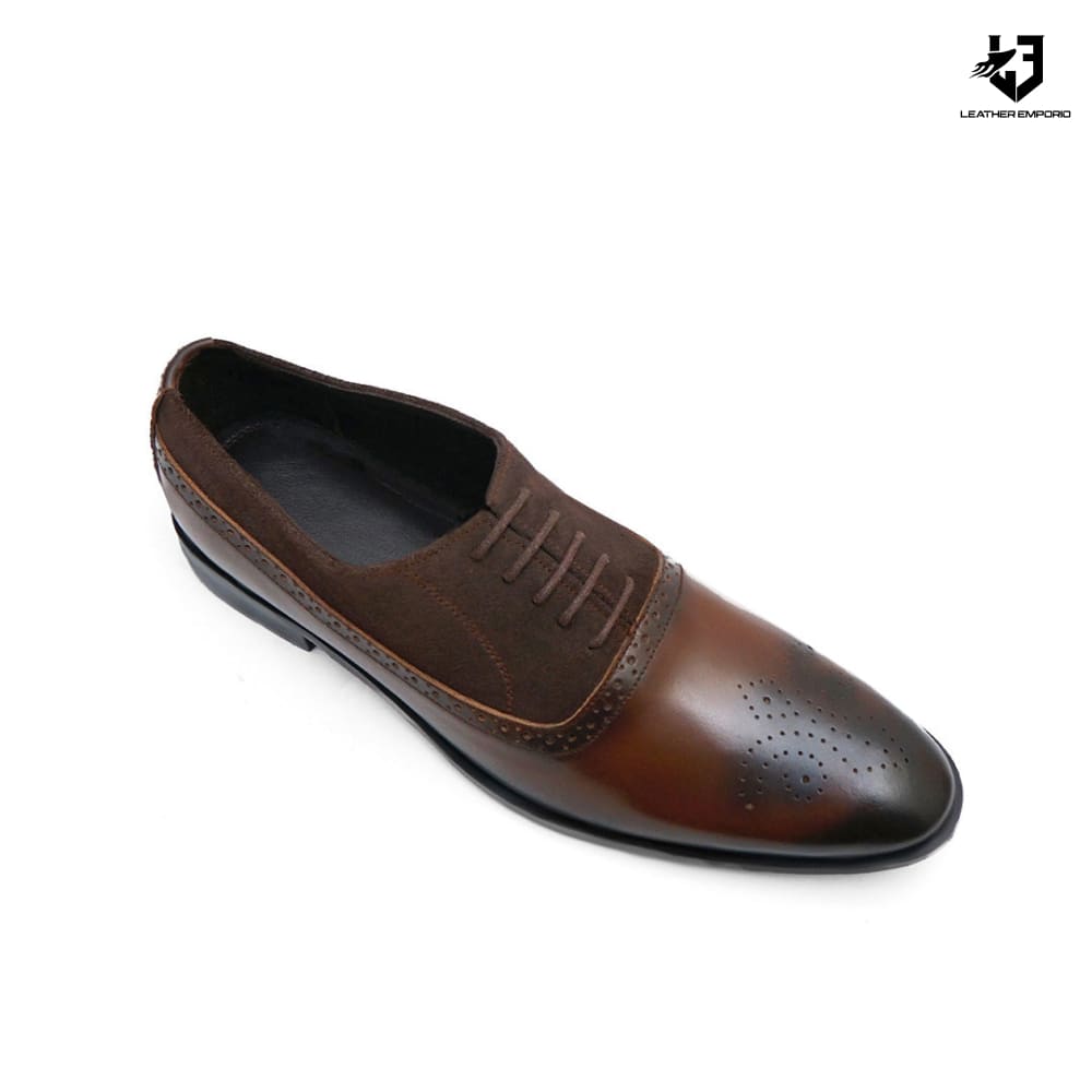 Le Premium Leather Suede Shoe - 807 Formal Shoes