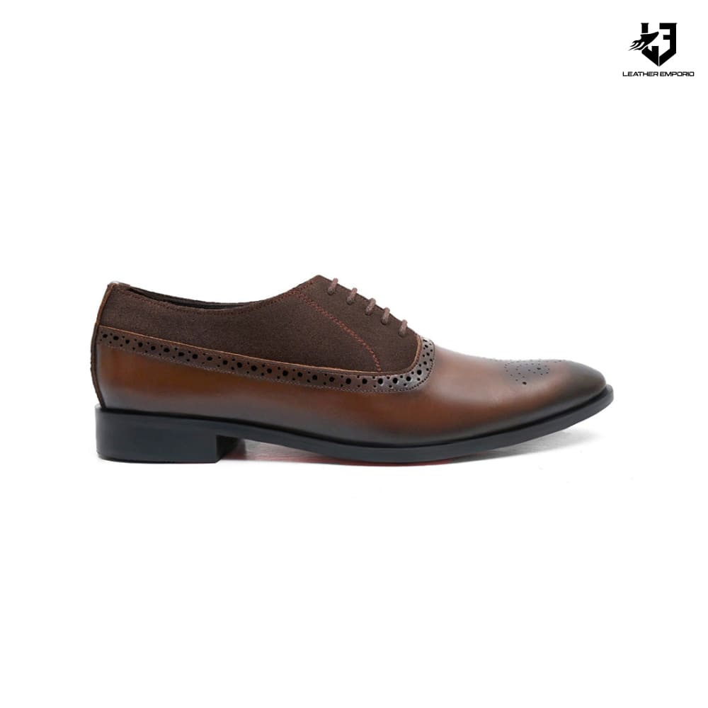 Le Premium Leather Suede Shoe - 807 Formal Shoes