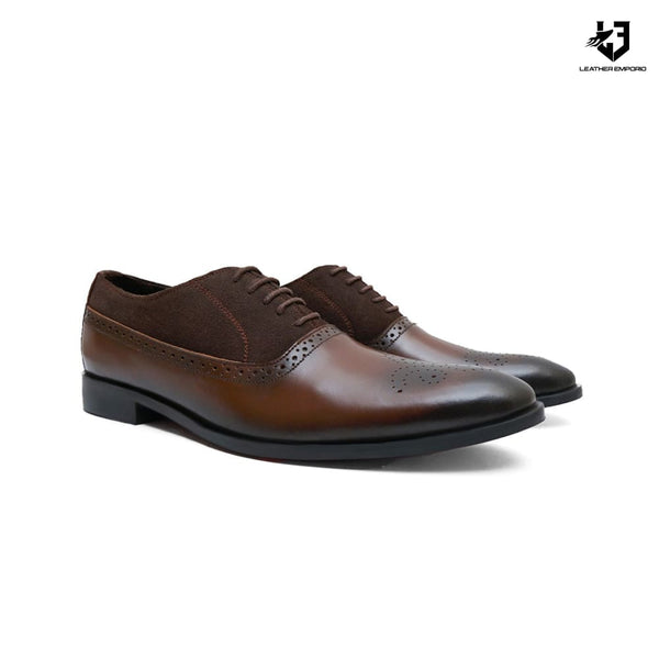 Le Premium Leather Suede Shoe - 807 Formal Shoes