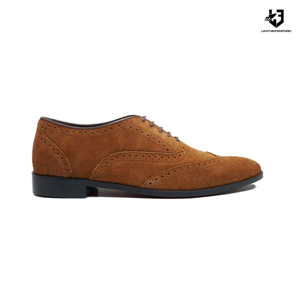 Le Premium Suede Leather Mustard Bash - 811 Formal Shoes