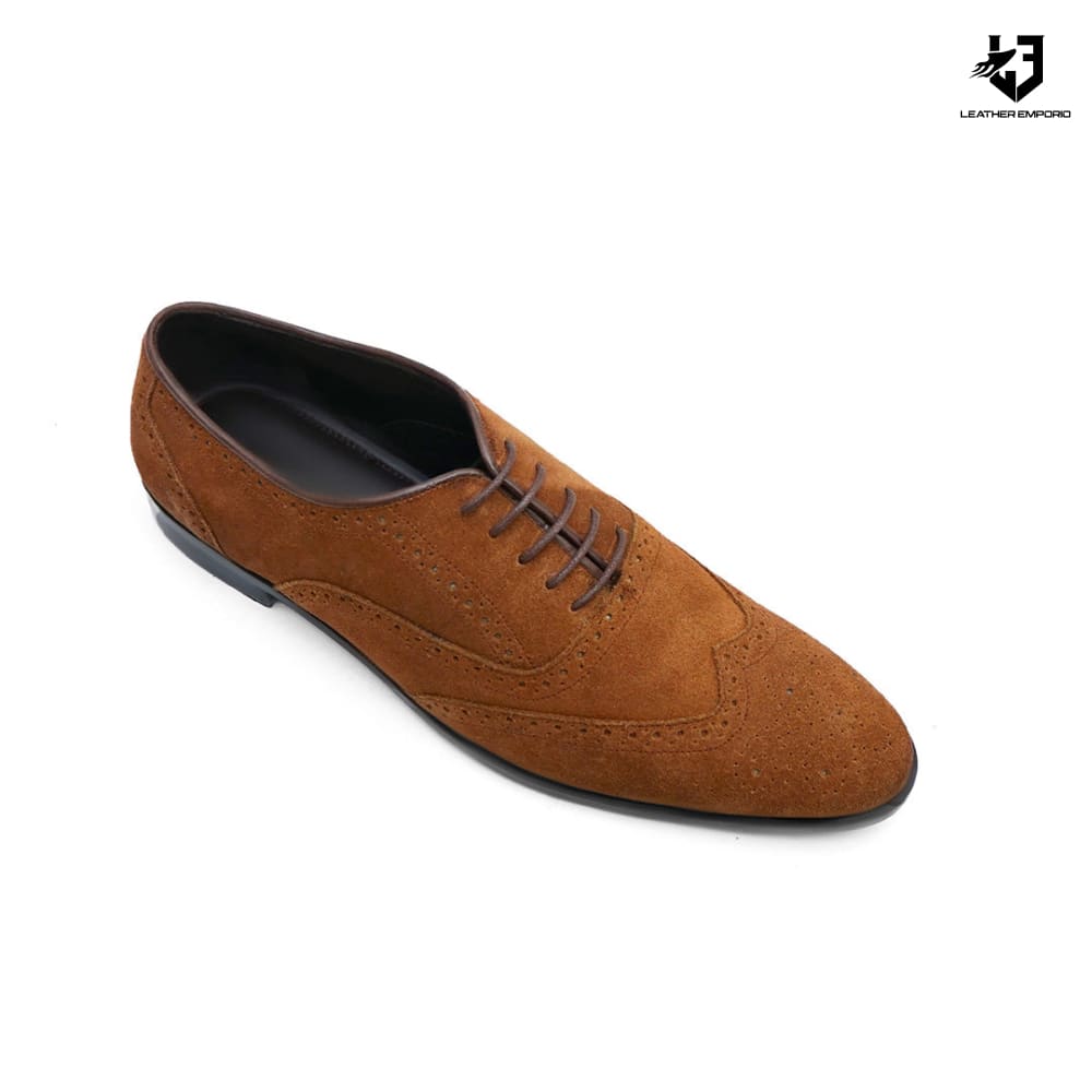 Le Premium Suede Leather Mustard Bash - 811 Formal Shoes