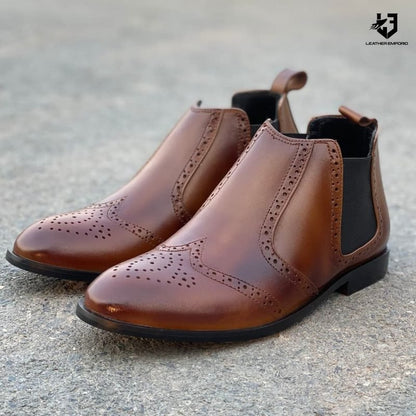 Le Pure Leather Handmade Chelsea-150 Formal Shoes