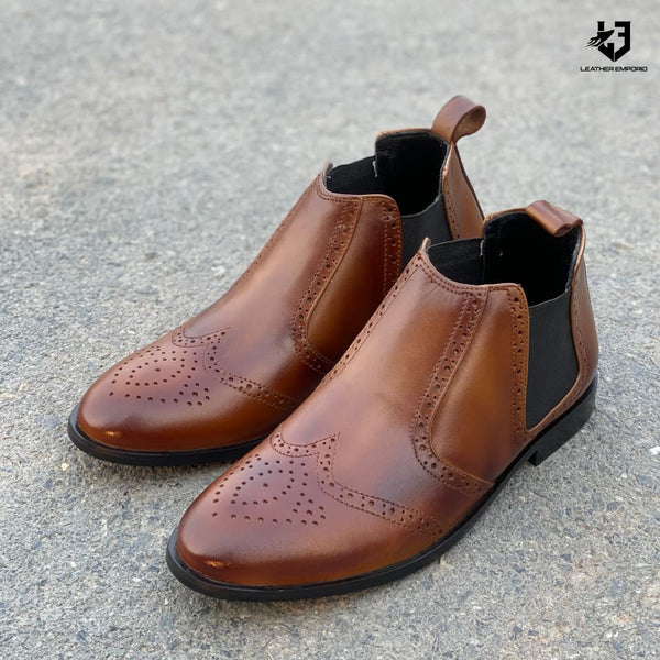 Le Pure Leather Handmade Chelsea-150 Formal Shoes