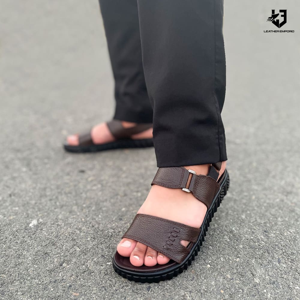 LE Pure Leather Handmade High Sole Sandal WL 1074 Sandal