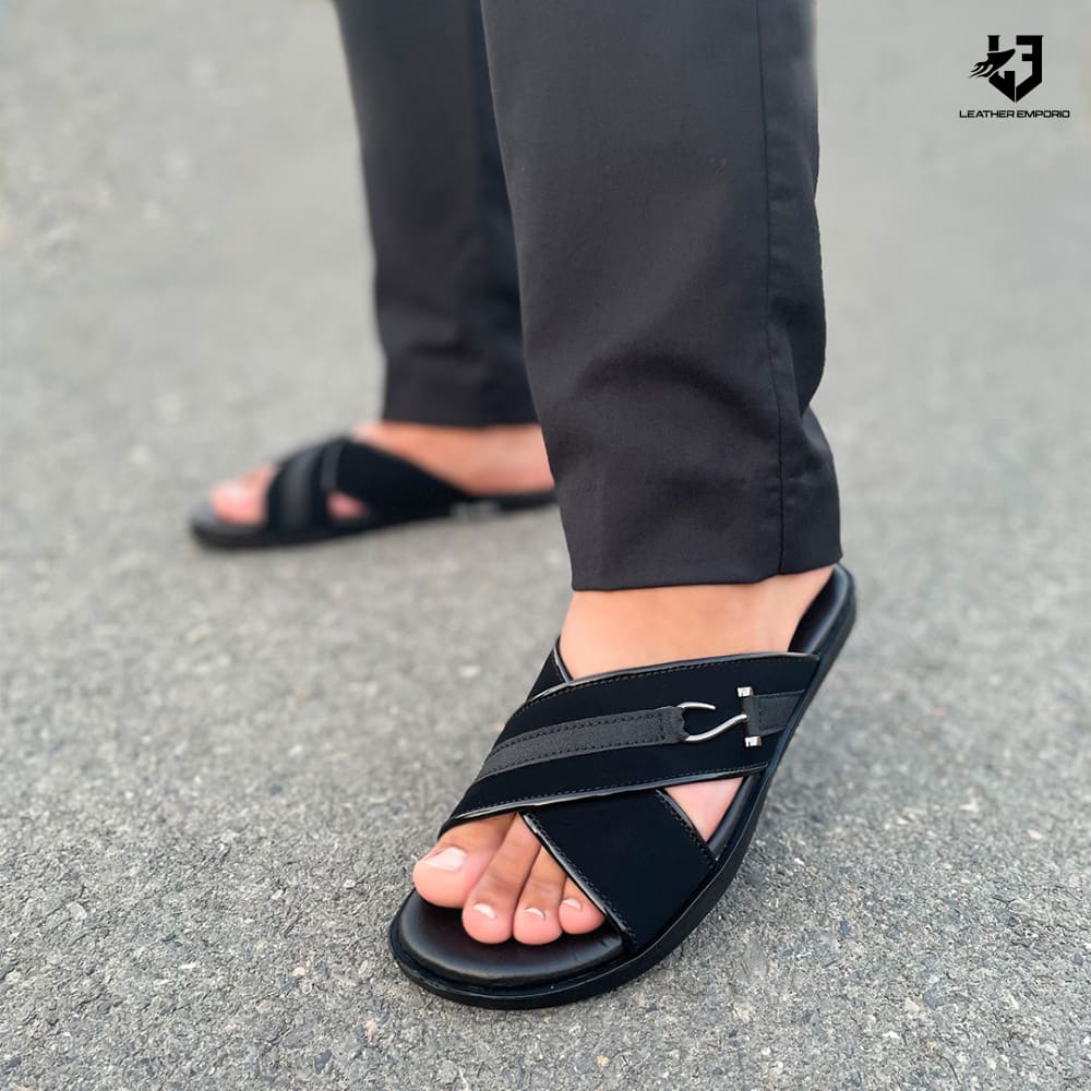 LE Pure Leather Handmade Knox Slipper WL 528 Slipper