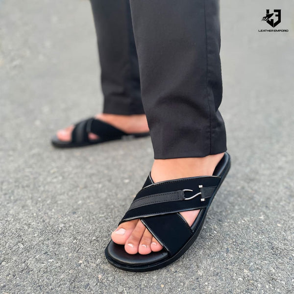 LE Pure Leather Handmade Knox Slipper WL 528 Slipper