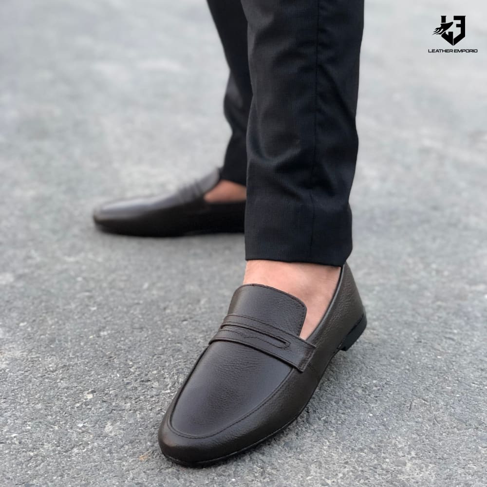 Le Pure Leather Handmade Mild Choco-137 Formal Shoes