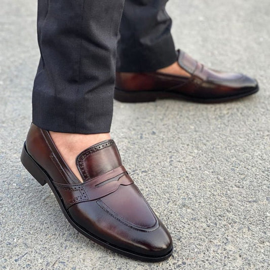 LE Pure Leather Handmade Penny Czar - 193 Formal shoes