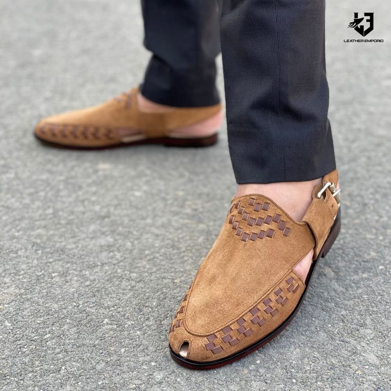 Le Pure Leather Handmade Prime Tan - 328 Sandal Peshawari