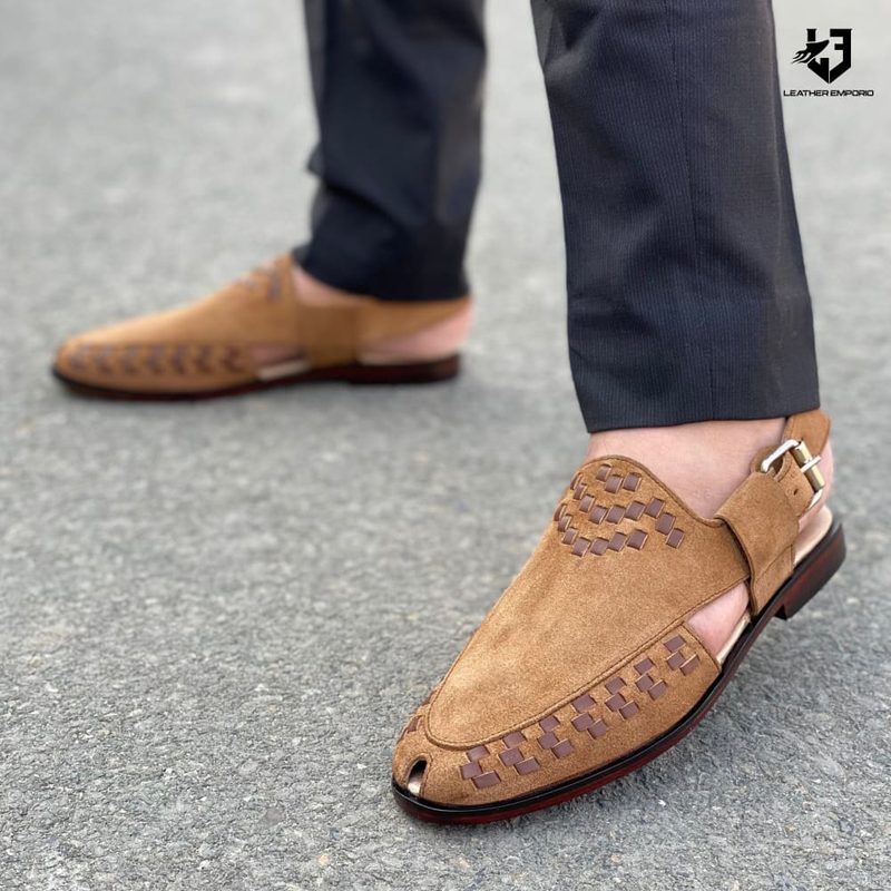 Le Pure Leather Handmade Prime Tan - 328 Sandal Peshawari