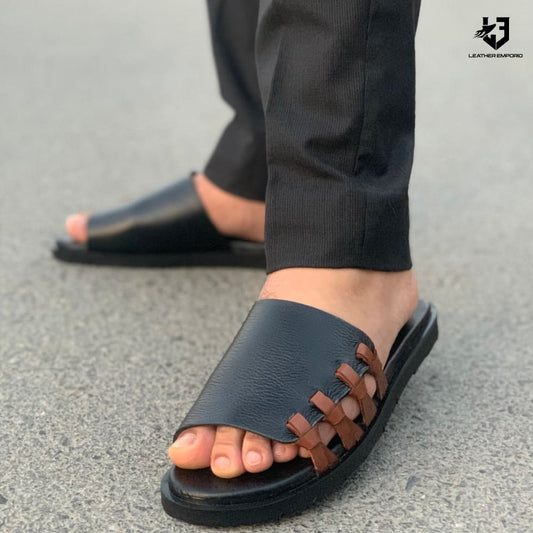 Le Pure Leather Handmade Side Stitched-509 Slipper