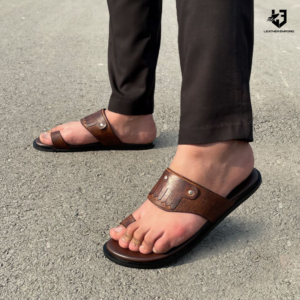 Le Pure Leather Handmade Slipper Kolhapuri - 525 Slipper