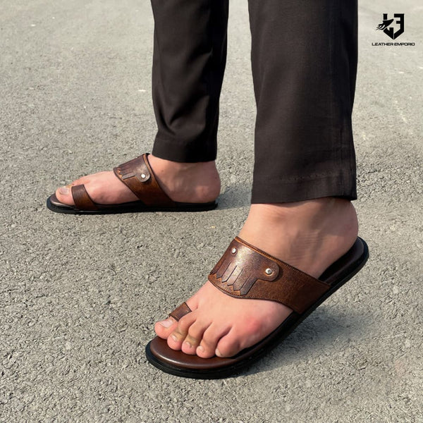 Le Pure Leather Handmade Slipper Kolhapuri - 525 Slipper