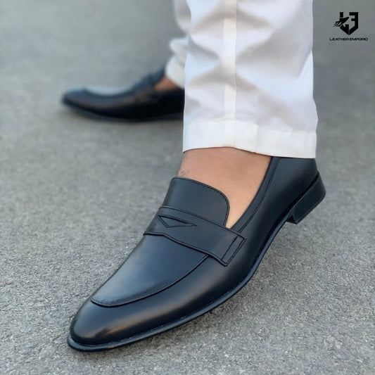 Le Pure Leather Handmade Steward Penny-9223 Shoes